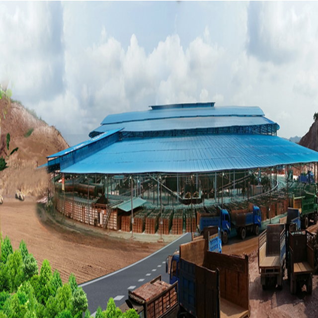Lini produksi batu bata merah rotary movable clay brick tunnel harga kiln