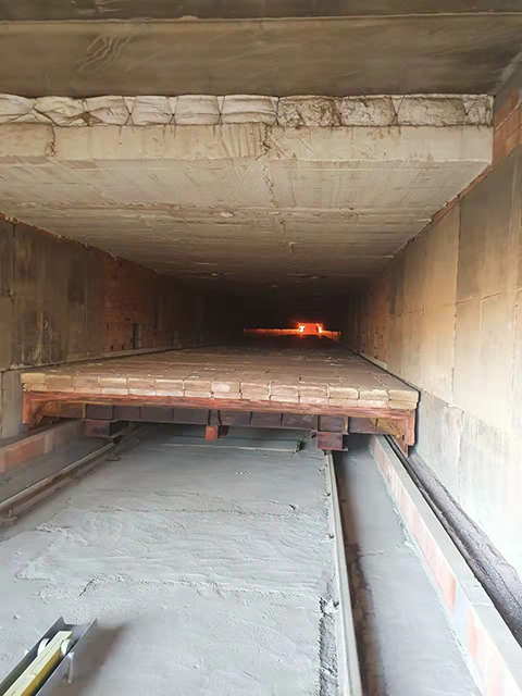 Tungku terowongan perakitan untuk membakar batu bata ( bagian Kiln 4,6-4,8 m)