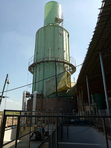 Menara Peralatan Desulfurisasi Basah Gas Biogas Scrubber Berkualitas
