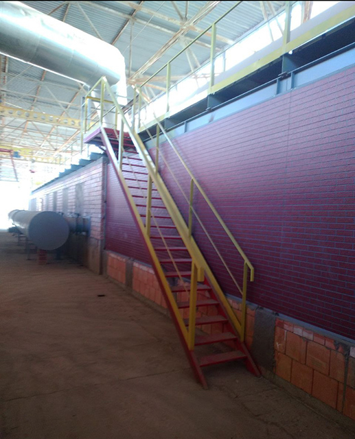  Terowongan kiln rakitan ( bagian Kiln 5,5-5,7 m)